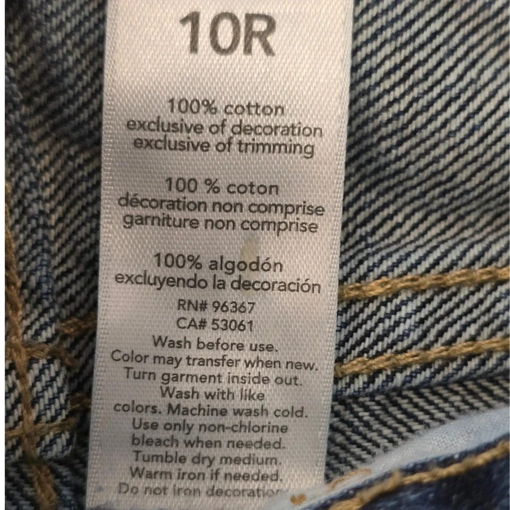 OshKosh Bgosh Boys 10R Classic Blue‎ Jeans Medium Wash Straight Leg Denim 13x23